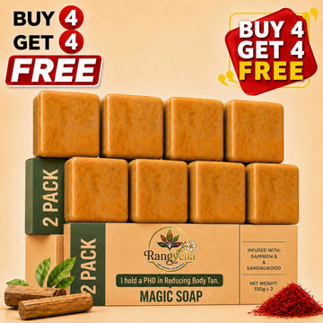 Sandalwood & Saffron Magic Soap – Buy 4 Get 4 Free