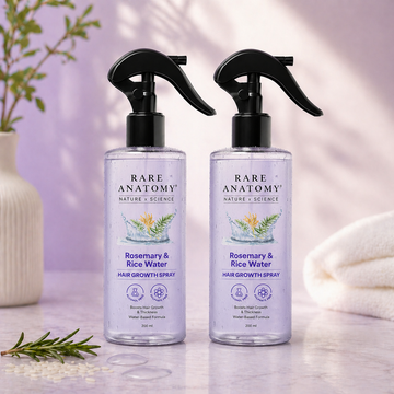 Rosemary & Rice Water Hair Growth Spray - 200 ml | Pack of 2